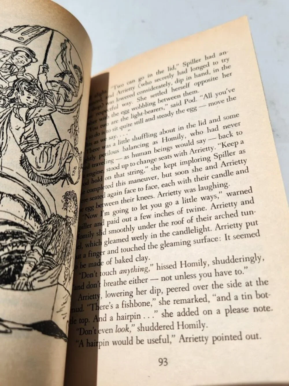The Borrowers Afloat Vintage Book Paperback by Mary Norton Chapter Books Young A